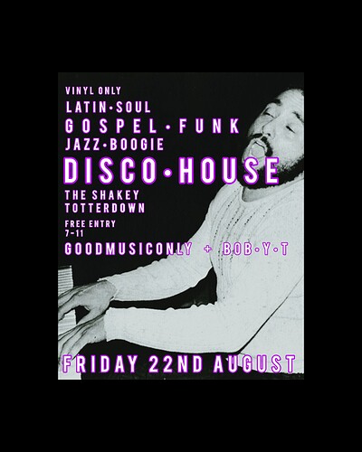 Vinyl only night with DJs - GOODmusicONLY + BobYT at The Shakespeare