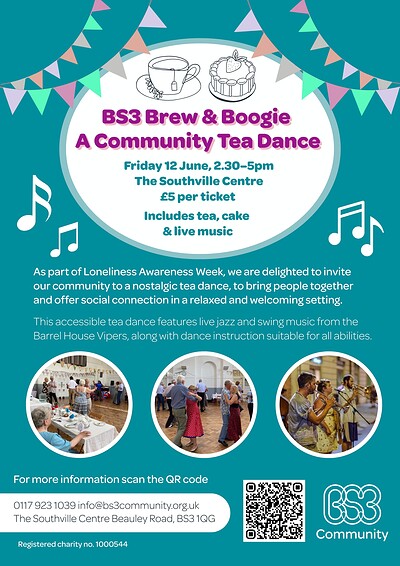 BS3 Brew and Boogie Community Tea Dance at The Southville Centre