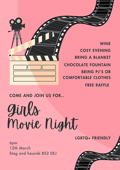 Girls movie night at The Stag And Hounds