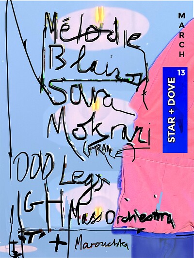 1000 legs/Mélodie Blaison/Sara Mokrani/Marouchka/Igh Mass Orchestra at The Star and Dove - Totterdown Bristol