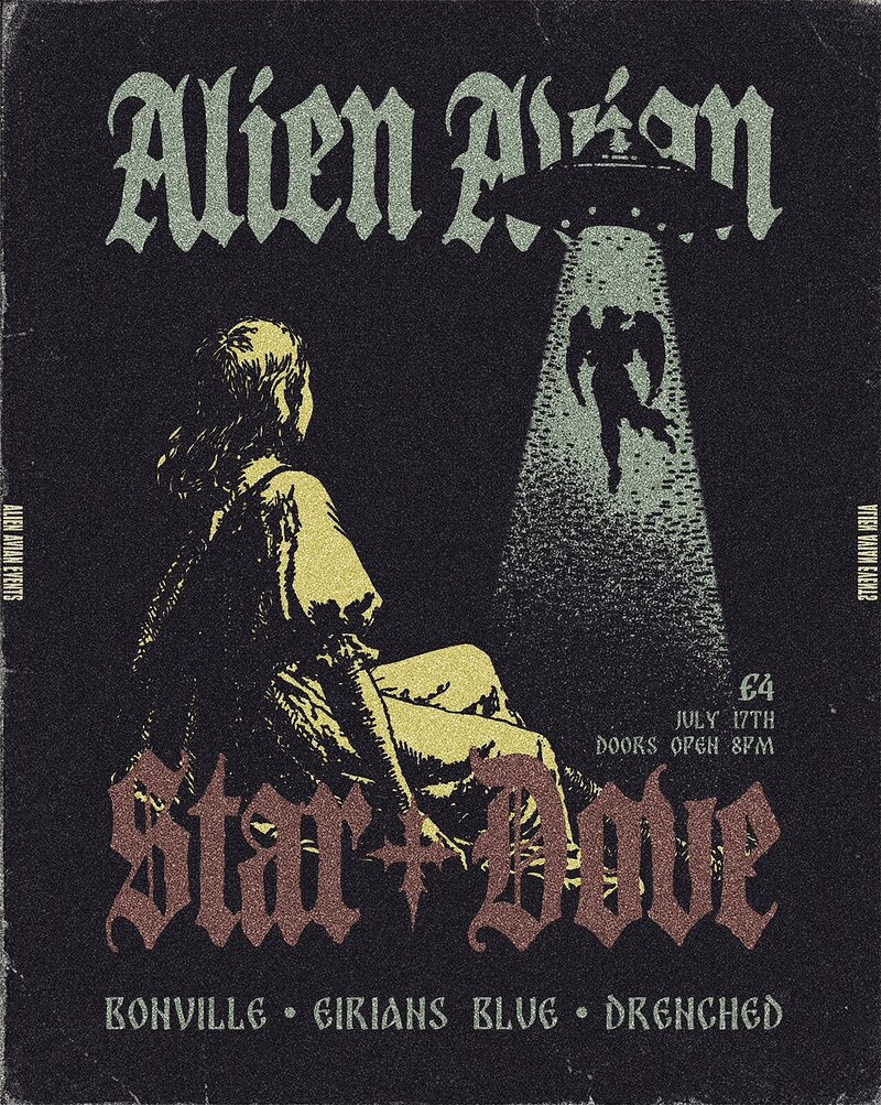 BonVILLE, Drenched Eirians Blue // Alien Avian #21 at The Star and Dove