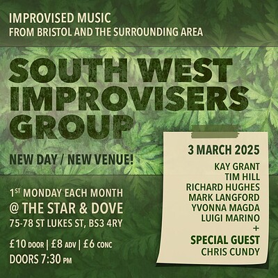 South West Improvisers Group at The Star and Dove