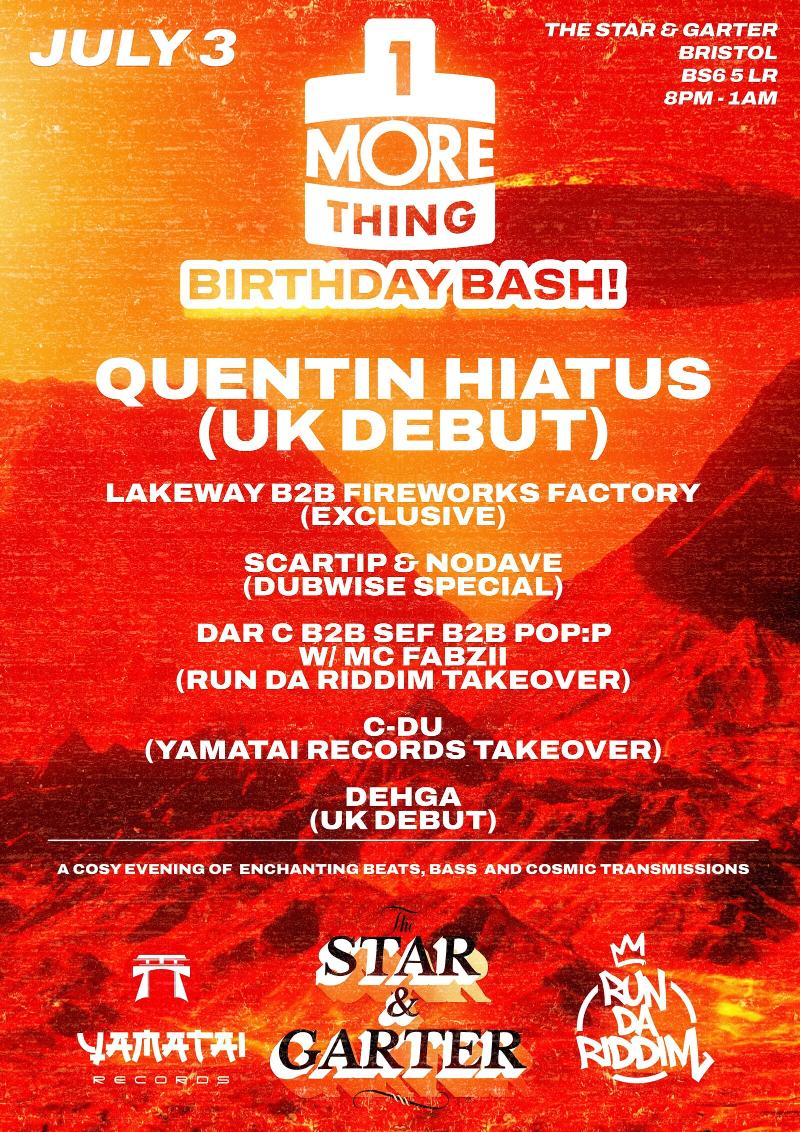 1 More Thing Birthday Bash at The Star & Garter