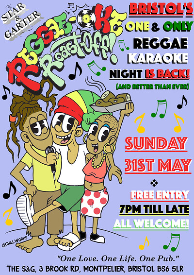 REGGAEOKE ROAST OFF - MAY GUSTAS 2.0 at The Star & Garter