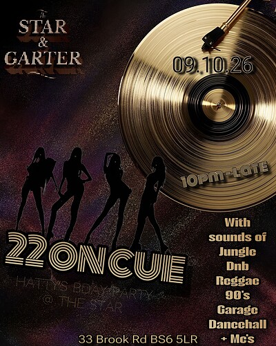 Star n garter multi genre takeover at The Star & garter