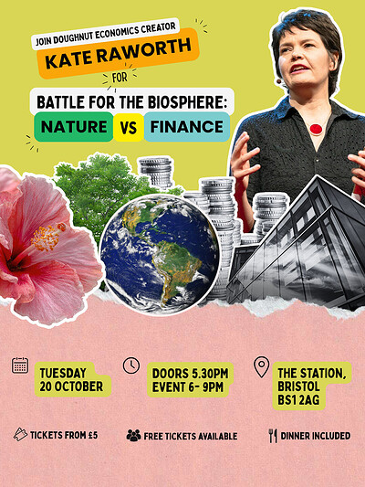 Kate Raworth’s Doughnut Economics Circus: Battle for the Biosphere at The Station