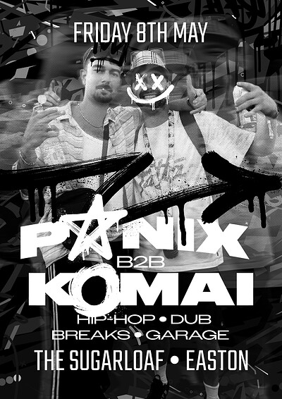 The Sugar Loaf presents: Panix B2B Komai at The Sugar Loaf