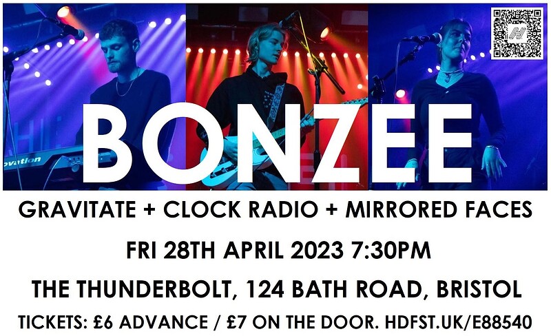 BONZEE // Gravitate // Clock Radio // Mirrored Fac at The Thunderbolt