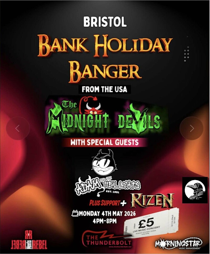 Bristol Bank Holiday Banger at The Thunderbolt