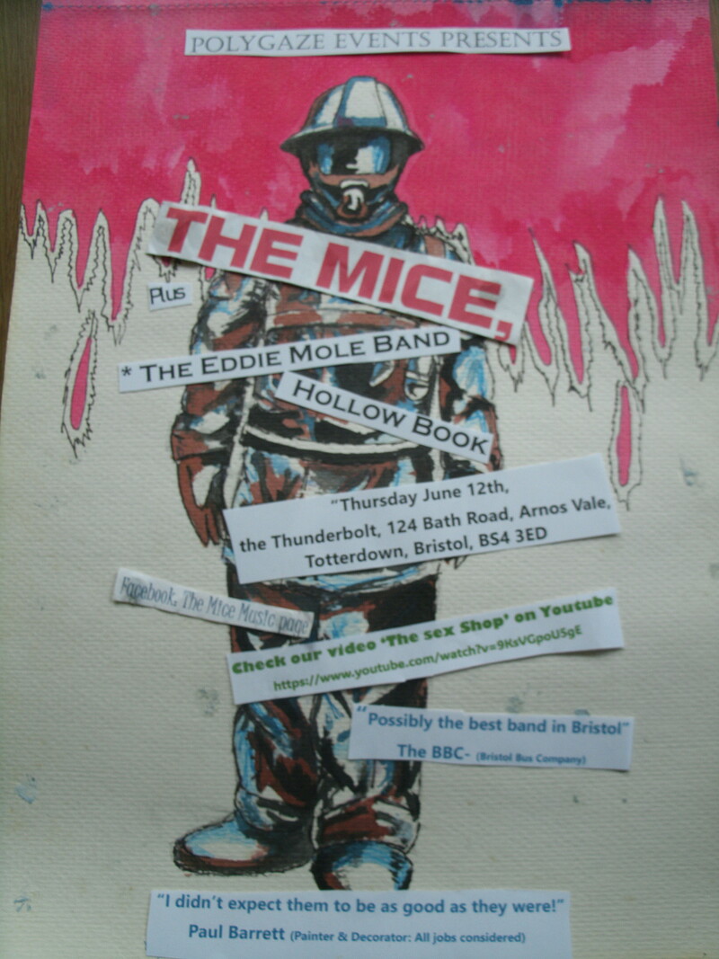 Gizmo promotions present s The Mice, Hollow Book, & Eddie Mole at The Thunderbolt