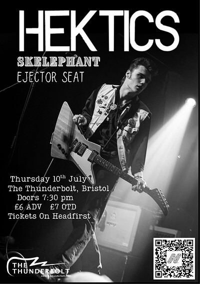 HEKTICS // SKELPHANT // EJECTOR SEAT at The Thunderbolt