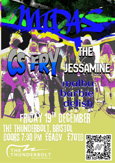 MIDAS // cs fry // the jessamine // malibu barbie delish at The Thunderbolt