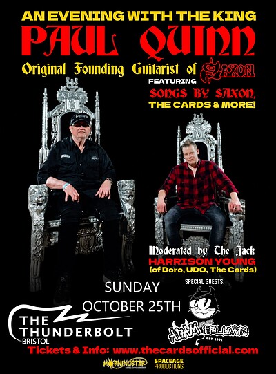 Paul Quinn  + Adam and the Hellcats at The Thunderbolt