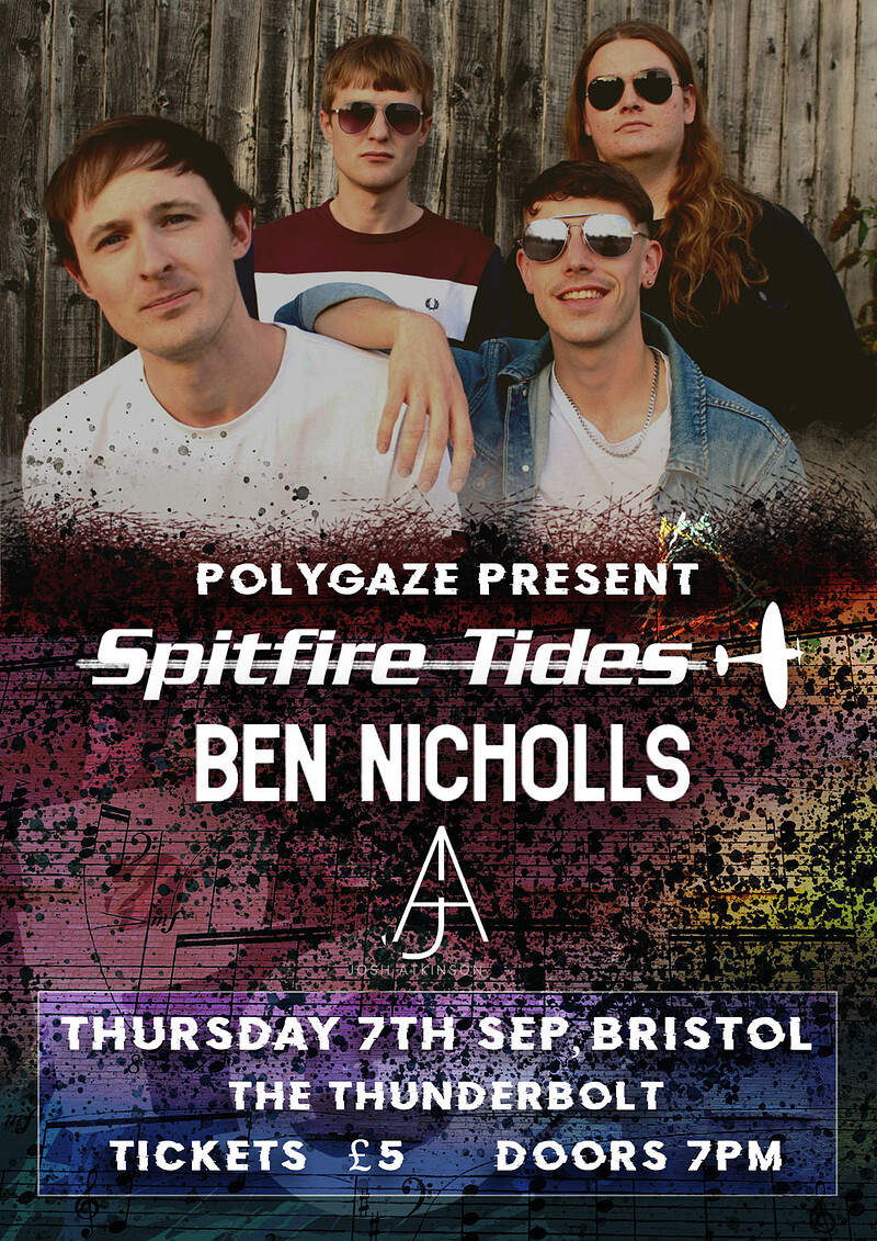 POLYGAZE Presents Spitfire Tides + Support at The Thunderbolt