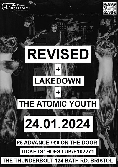 REVISED + Lakedown + Atomic Youth at The Thunderbolt