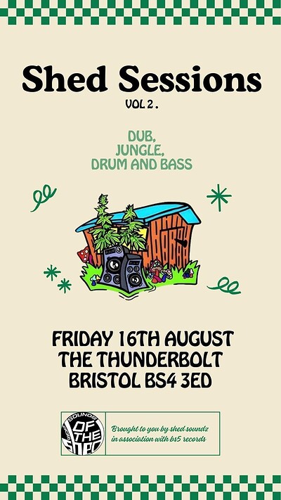 Shed sessions vol 2 at The Thunderbolt