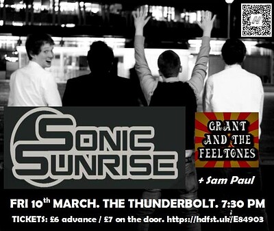 SONIC SUNRISE // Grant & The Feeltones // Sam Paul at The Thunderbolt