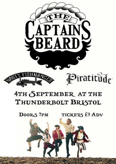 THE CAPTAINS BEARD + The Sweetchunks + Piratitude at The Thunderbolt