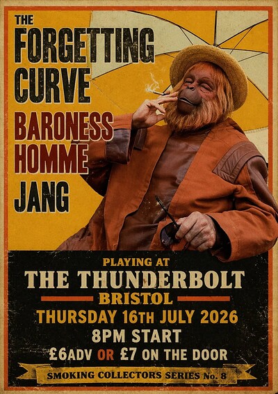 THE FORGETTING CURVE + BARONESS HOMME + JANG at The Thunderbolt