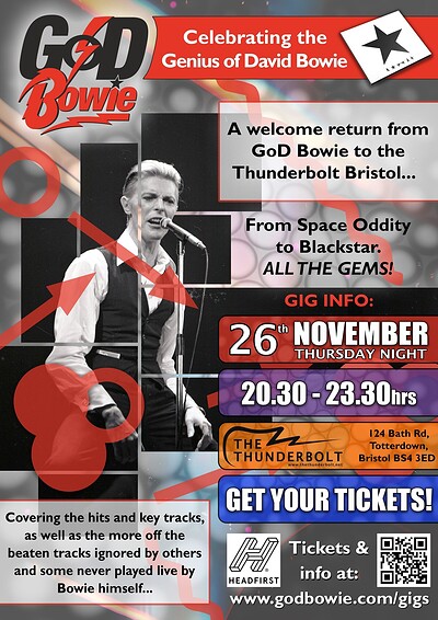 The Genius of David Bowie at The Thunderbolt