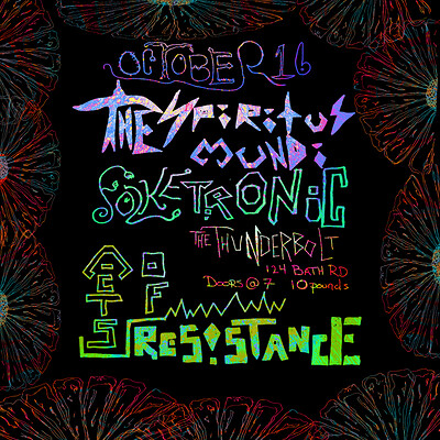 The Spiritus Mundi with Folketronic and Acts of Resistance at The Thunderbolt