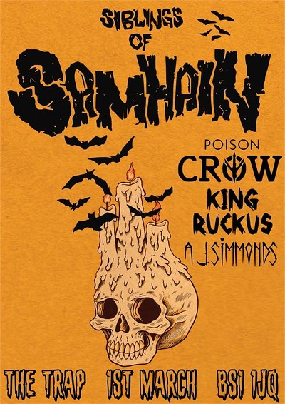 Siblings of Samhain / King Ruckus / AJ Simmonds at The Trap