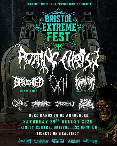 BRISTOL EXTREME FEST 2026 at The Trinity Centre