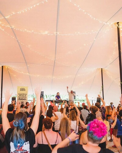 Bristol sober Spaces X Trinity summer Rave at The Trinity Centre