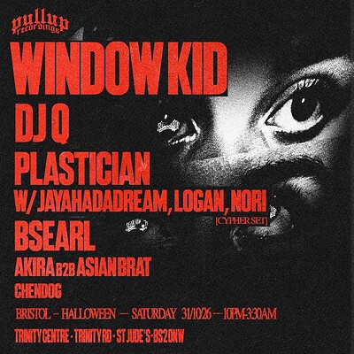 BRISTOL: Window Kid, Halloween at The Trinity Centre