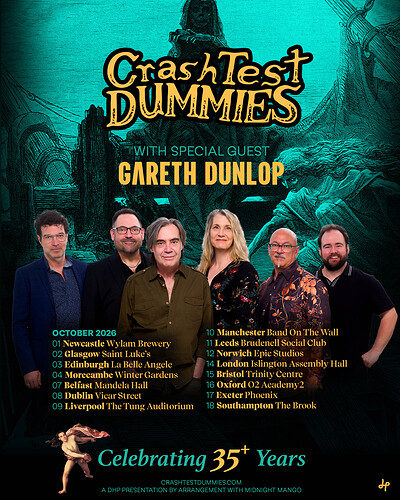 Crash Test Dummies at The Trinity Centre