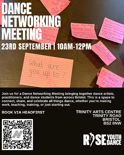 Dance Networking Meeting at The Trinity Centre