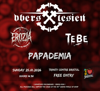 Heavy Riffs Takeover - WOSP Charity Night at The Trinity Centre