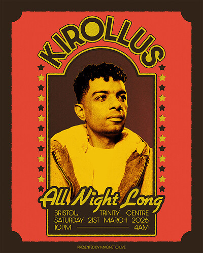 KIROLLUS - All night long at The Trinity Centre