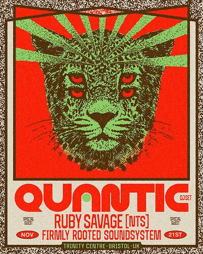 Quantic meets Firmly Rooted Soundsystem + Ruby Savage at The Trinity Centre