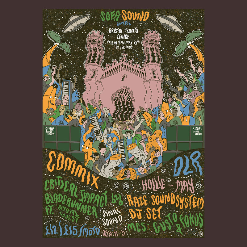 Sofa Sound: Commix Bladerunner DLR + more at The Trinity Centre