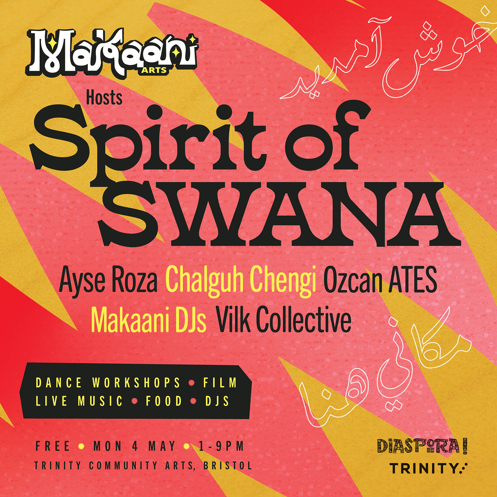 Spirit of SWANA - Dance, Music, Film & Food at The Trinity Centre