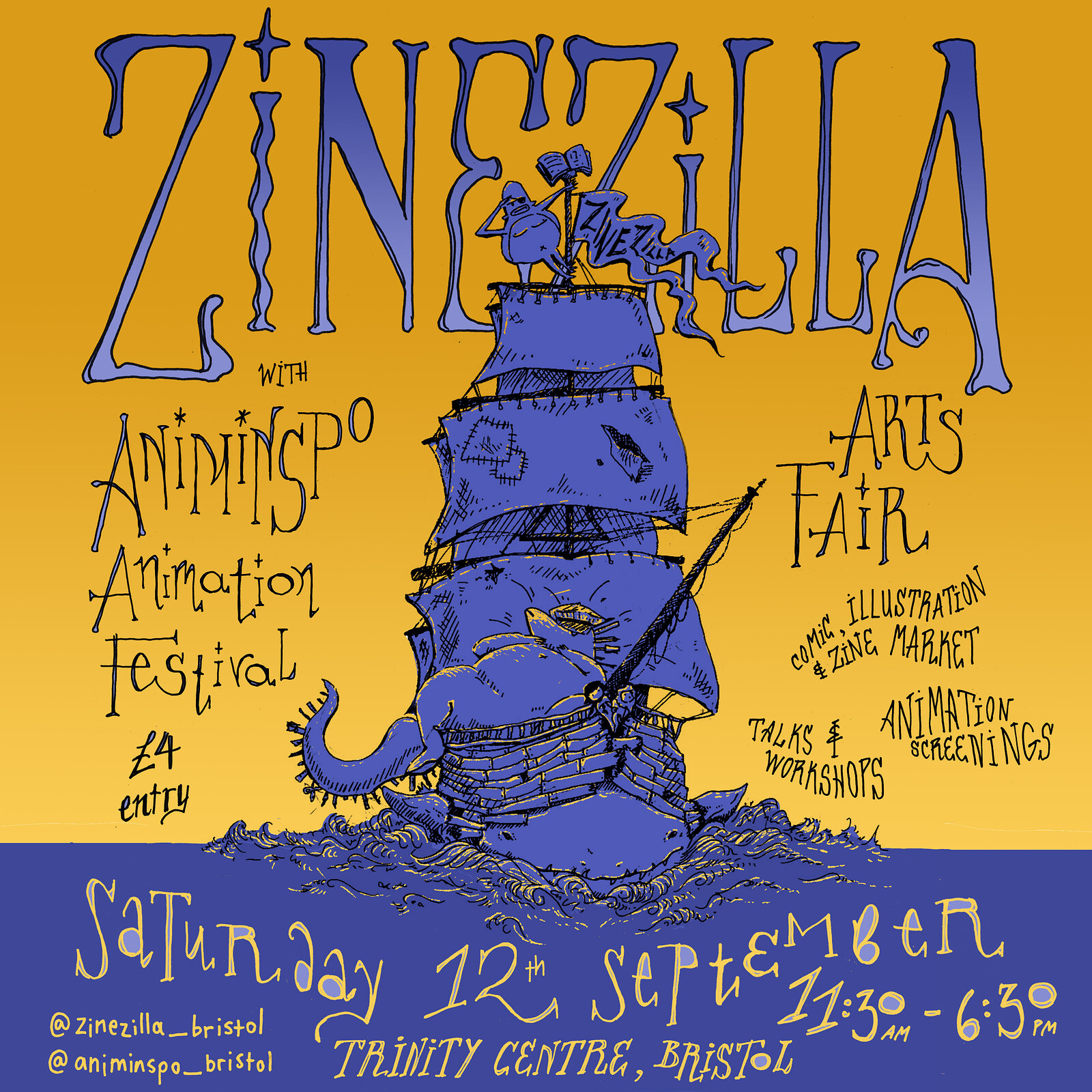 Zinezilla Arts Fair featuring Animinspo Animation Festival at The Trinity Centre