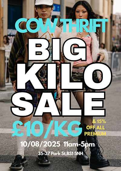 Thrift Kilo Sale at The Vintage Thrift Store