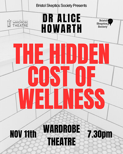 Chasing Empowerment: The Hidden Cost of Wellness - Dr Alice Howarth at The Wardrobe Theatre