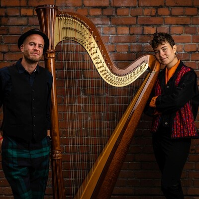 Milk Poetry ft Pete the Temp and Emmy the Harp at The Wardrobe Theatre