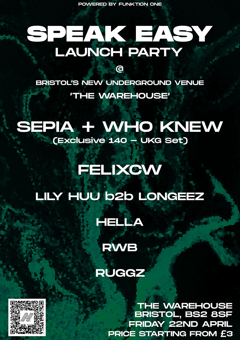 Speak Easy - Launch Night at The Warehouse
