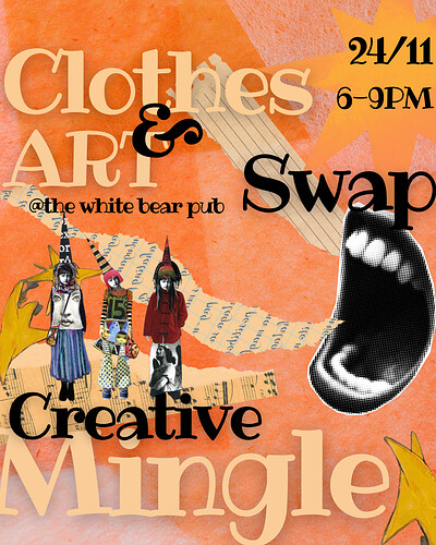 Creative Mingle: Clothes & Arts Swap + Sewing Workshop - SNAPSHOT at The White Bear
