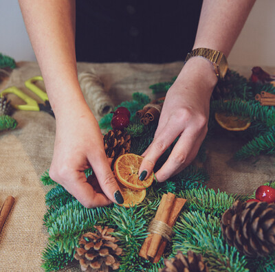 Wreath Making Workshop | at The Whitmore Tap at The Whitmore Tap