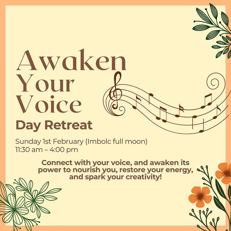 Awaken Your Voice: Day Retreat at The Wild Box, Bristol BS34BL