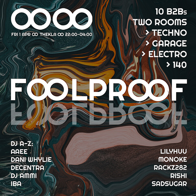 ∞ FOOLPROOF ∞ at Thekla
