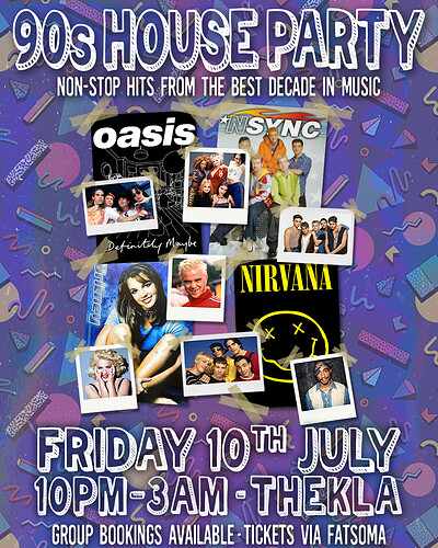 90s House Party at Thekla