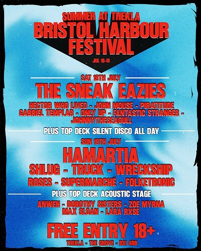 Bristol Harbour Festival at Thekla