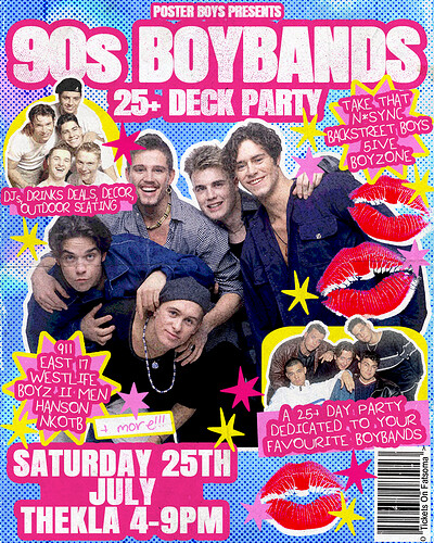 DOCKSIDE SESSIONS: 90s Boybands Deck Party at Thekla