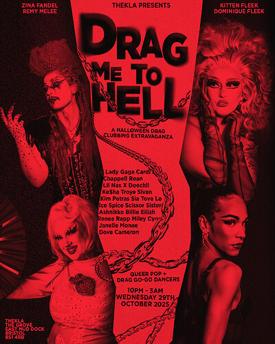 Drag Me To Hell - A Halloween Extravaganza at Thekla