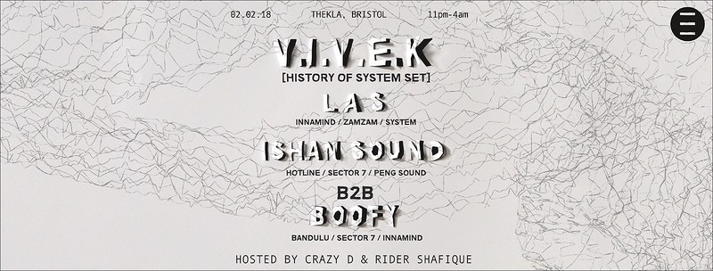 ESO 003 w/ VIVEK / LAS / Ishan Sound b2b Boofy at Thekla
